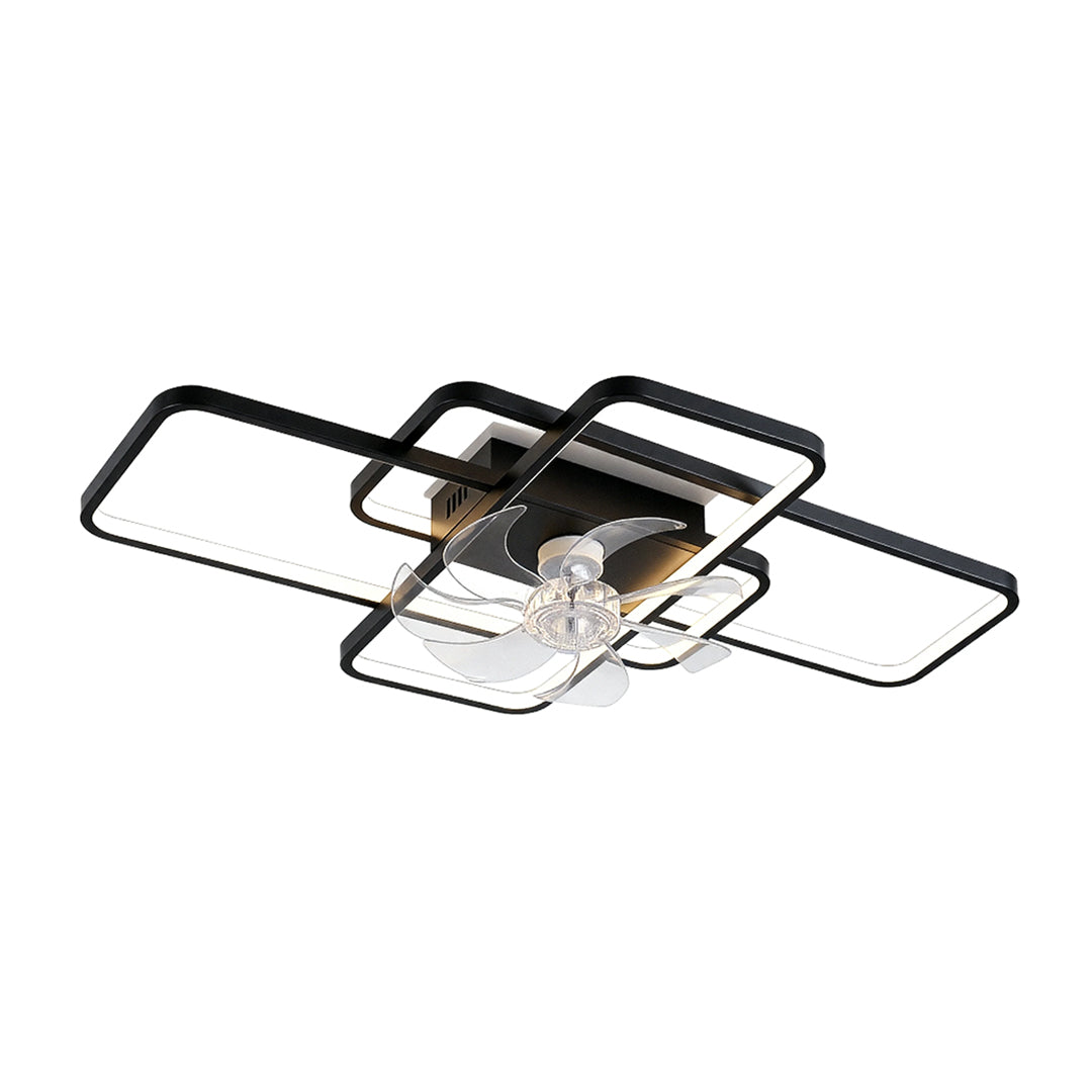 FARNWORTH ACRYLIC SHADE CEILING FAN WITH ILLUMINATION