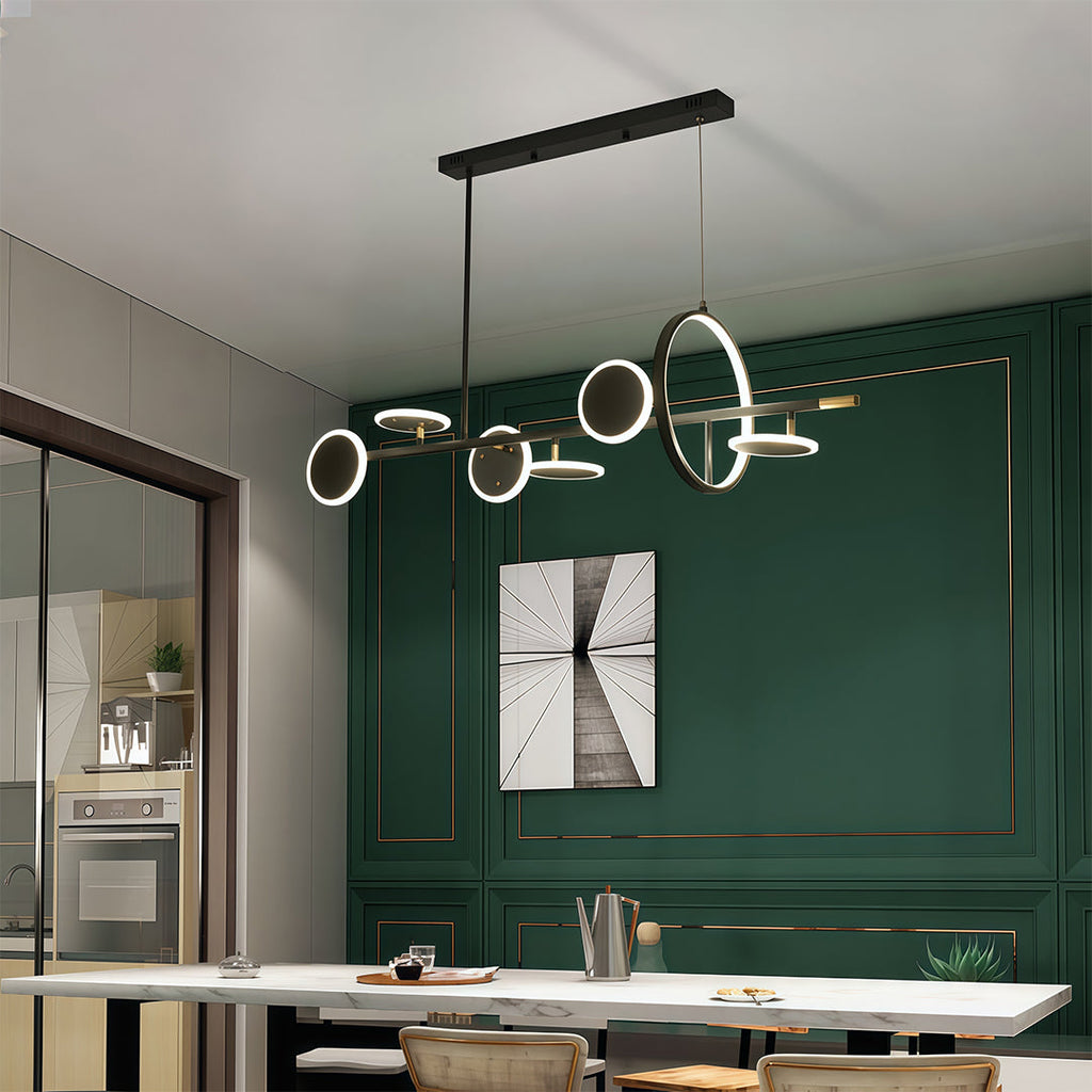 WINTERBOURNE SILICONE SIX-BULB CEILING LANTERN