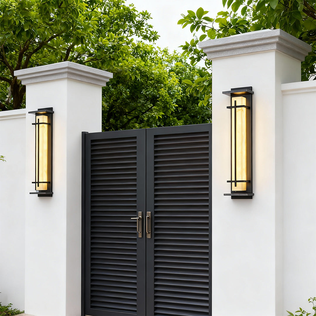 RAVENSCROFT OUTDOOR ILLUMINATOR, MINIMALIST WATER-RESISTANT WALL LAMP
