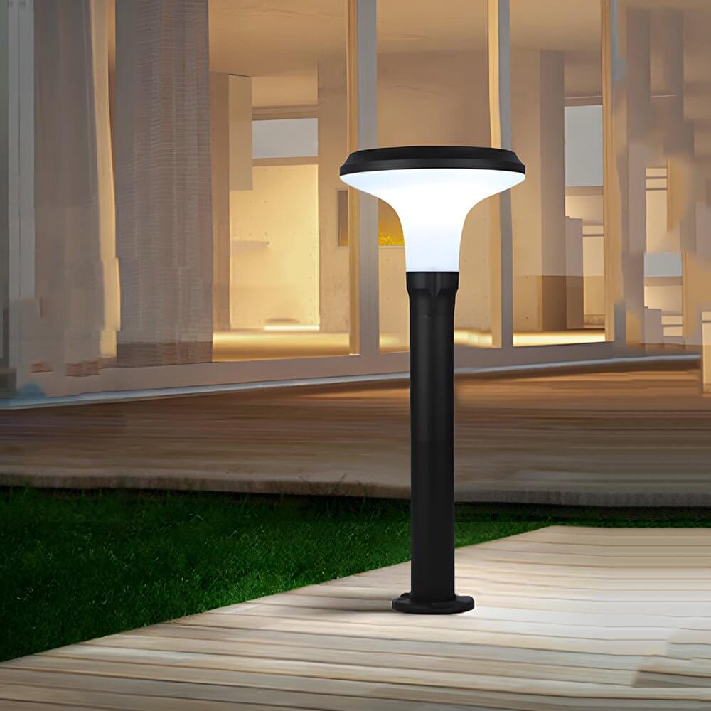 RAVENHILL MODERN SOLAR GARDEN LANTERN, OUTDOOR PATHWAY ILLUMINATION