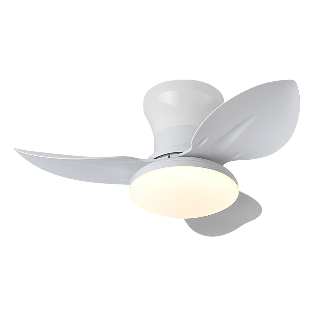 WINDSOR WHISPER 3-BLADE CEILING FAN WITH DIMMABLE LIGHT AND REMOTE CONTROL