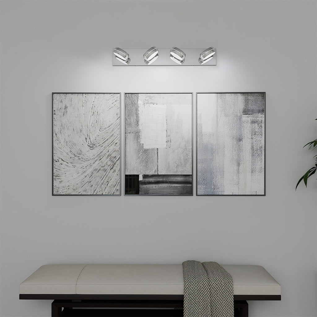 WINDSOR ALUMINUM REFLECTIVE VANITY ILLUMINATOR