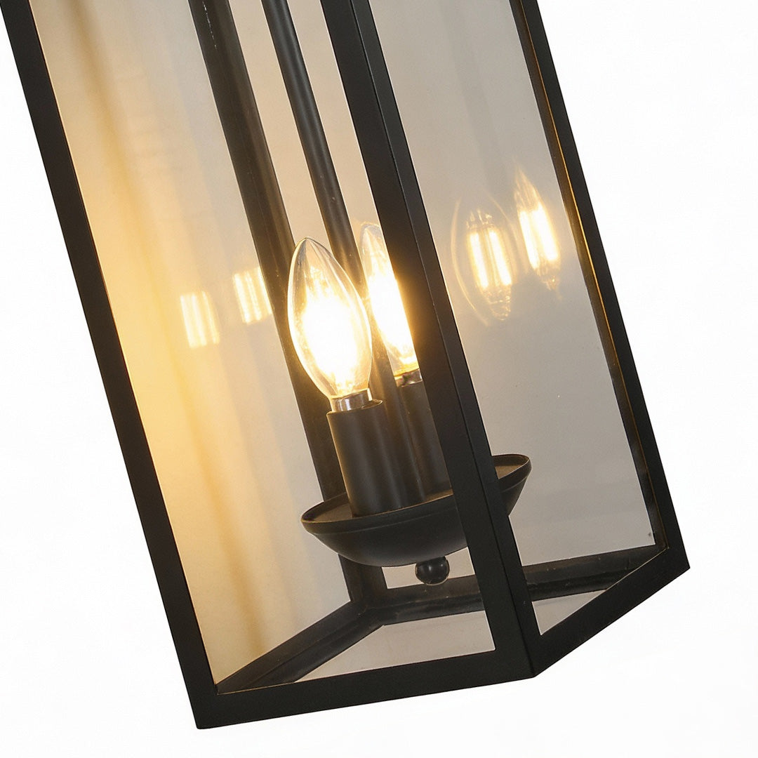 RAVENSHILL OUTDOOR COURTYARD LED WALL SCONCE - WEATHERPROOF BLACK FINISH