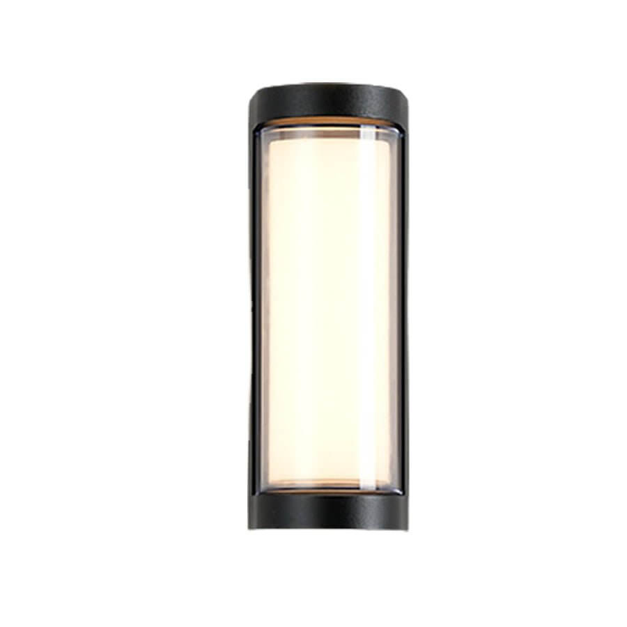 WINDSOR DUAL-ANGLE OUTDOOR WALL LANTERN WITH CURVED AND RECTILINEAR ELEMENTS