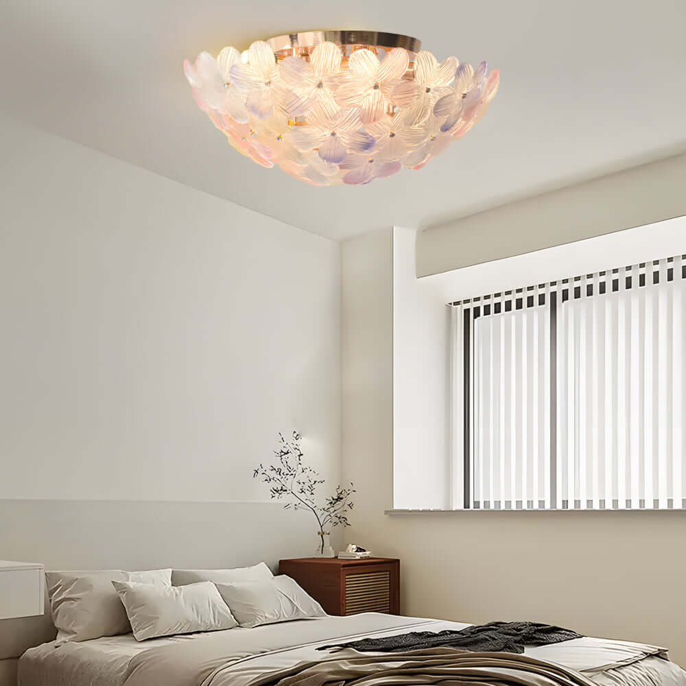 FLORENCE PETAL GLASS CEILING LANTERN