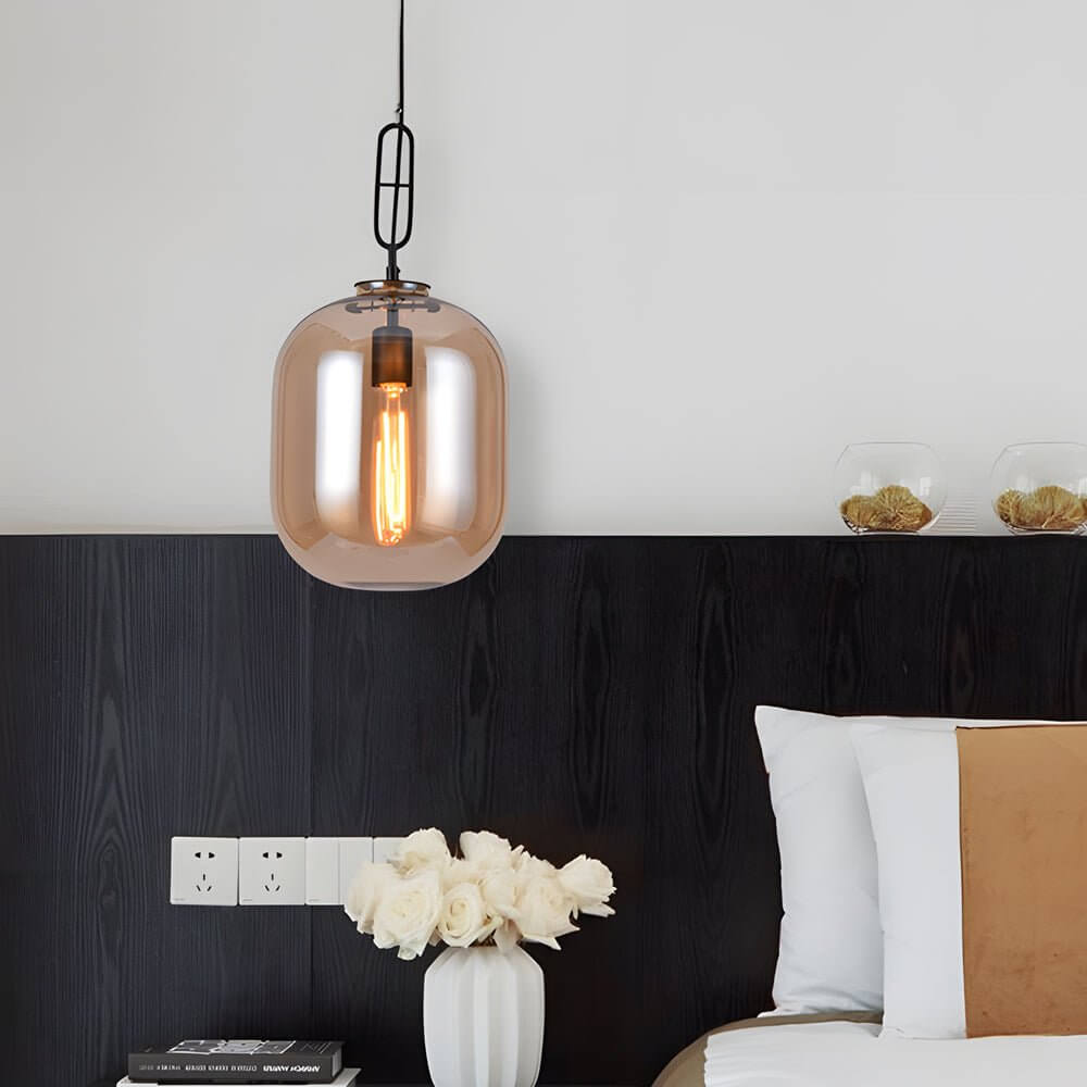 BRADSHAW INDUSTRIAL GLAZED HANGING LANTERN