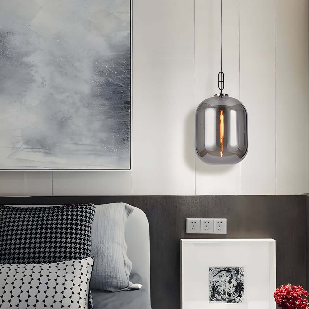 BRADSHAW INDUSTRIAL GLAZED HANGING LANTERN