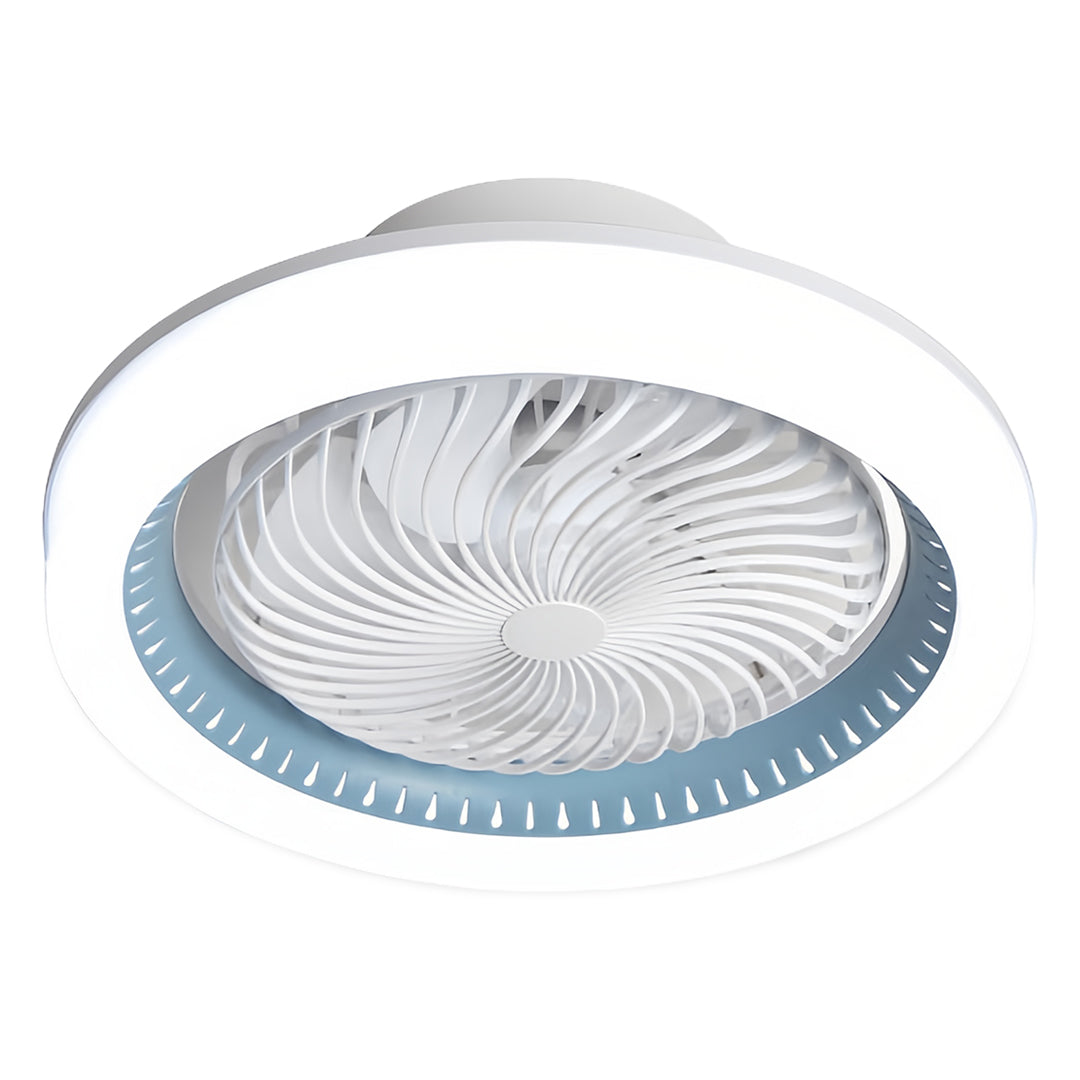 WINDSOR WHIRL LED CEILING LIGHT FAN WITH REMOTE CONTROL AND TRIPLE COLOR DIMMING