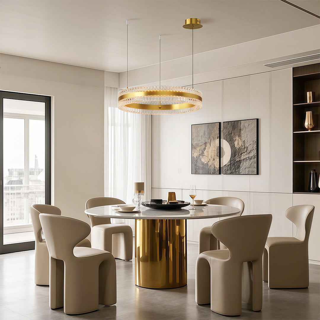 WINTHORPE CIRCULAR LUMINAIRE, MODERN MINIMALIST CEILING LIGHT