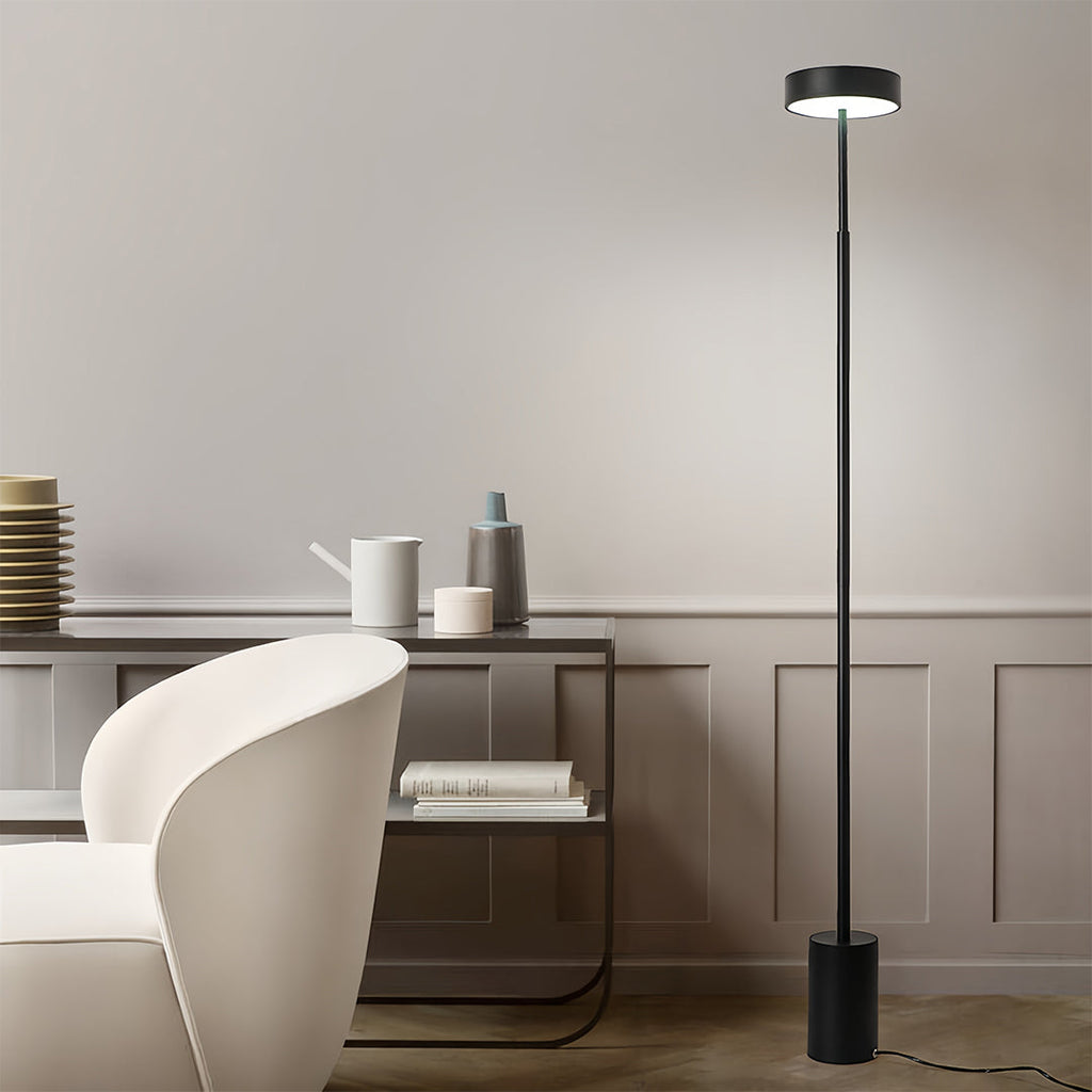 WINTHROP MODERN DIMMER POLE LAMP FOR READING