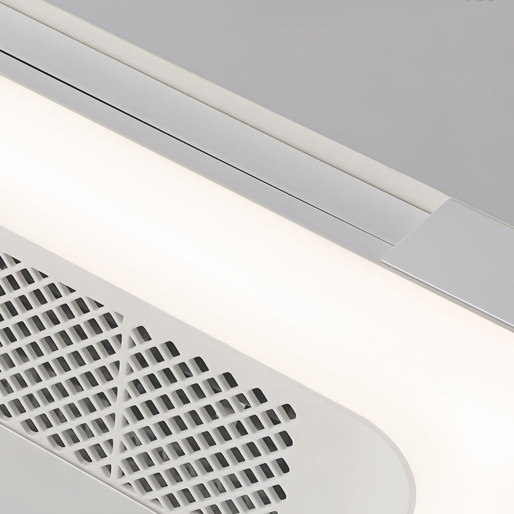WINTHORPE WHISPERING BREEZE BLADESLESS CEILING FAN WITH INTEGRATED LED ILLUMINATION