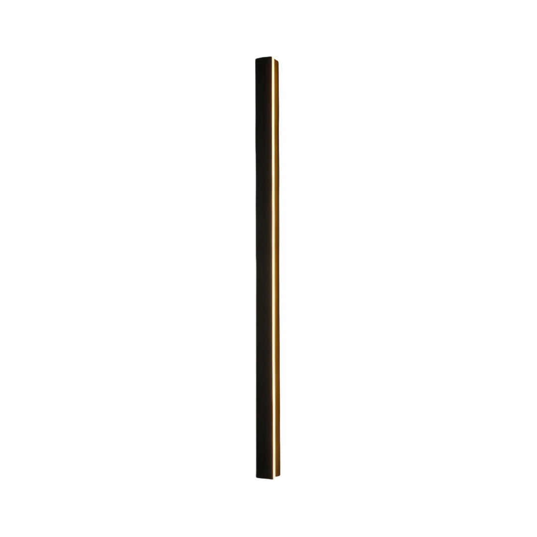 WINDSOR BLACK LINEAR OUTDOOR LIGHTING SCULPTURE
