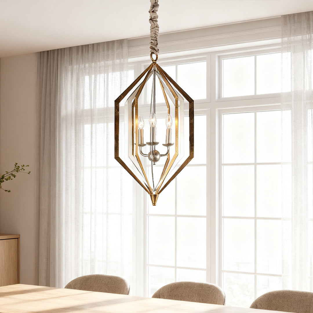 WINCHESTER OPEN-FRAME BROWN PENDANT LIGHT