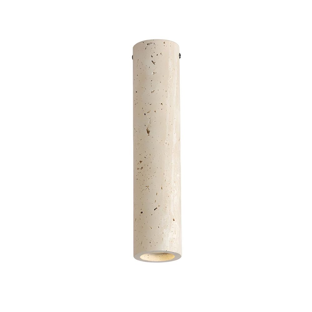 WINTHORPE YELLOW TRAVERTINE TUBE SUSPENSION LIGHT