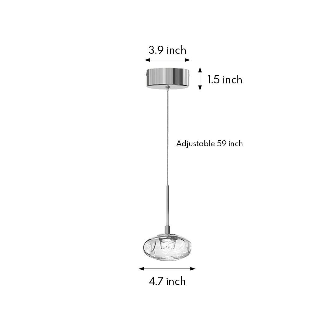 FENWICK GLASS SPHERE HANGING LANTERN