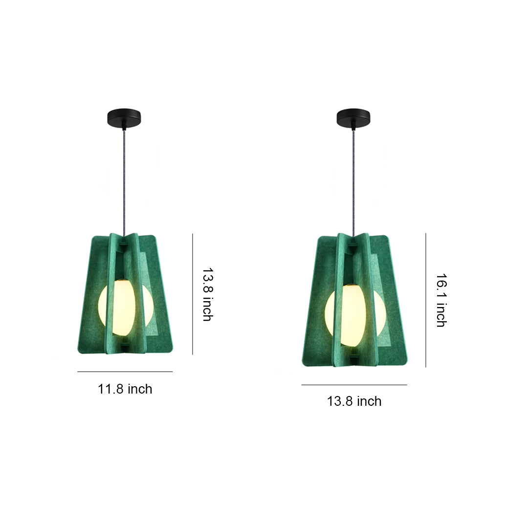 WINTERBOURNE FELT GEOMETRIC HANGING LIGHT