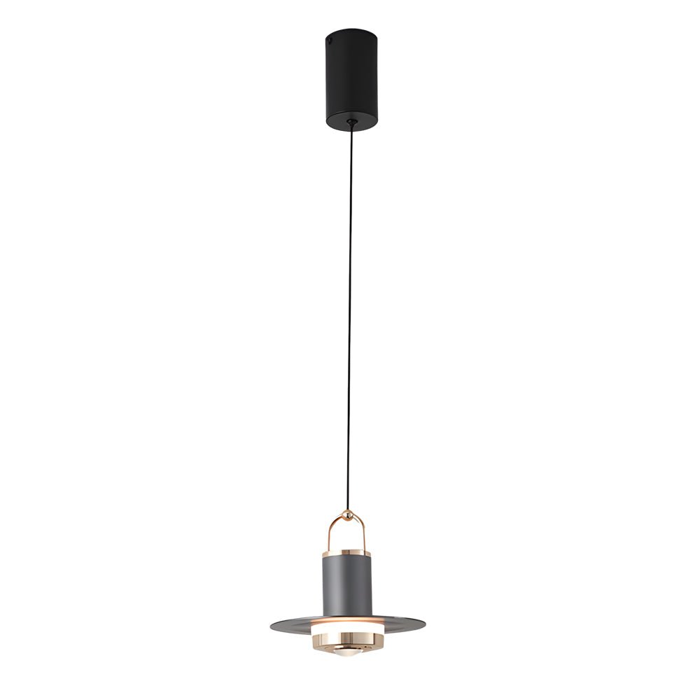 WINTERBOURNE METAL FRAME GLASS PENDANT LANTERN