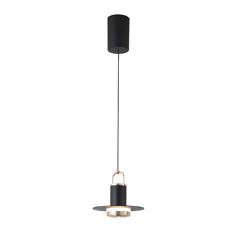 WINTERBOURNE METAL FRAME GLASS PENDANT LANTERN