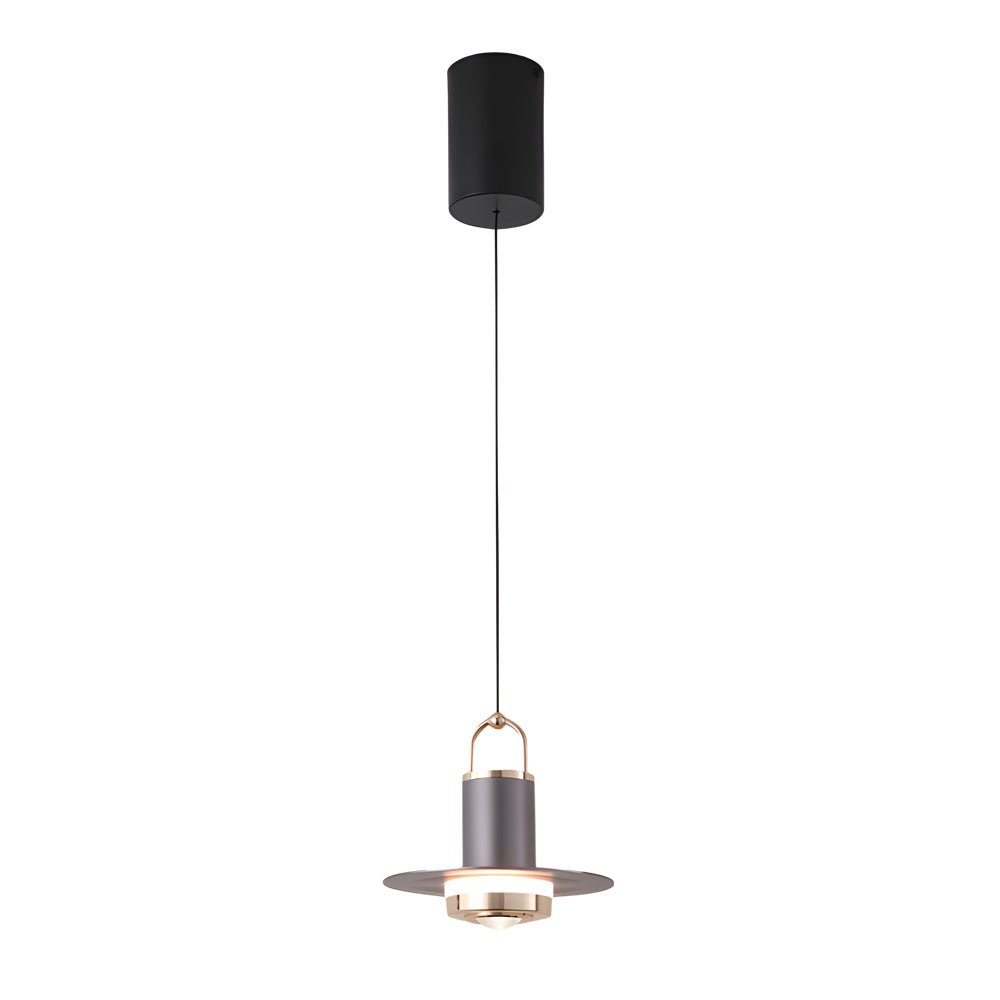 WINTERBOURNE METAL FRAME GLASS PENDANT LANTERN
