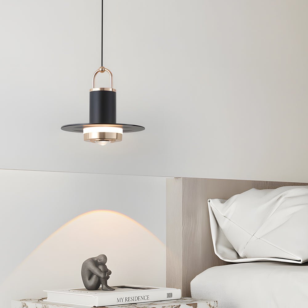 WINTERBOURNE METAL FRAME GLASS PENDANT LANTERN