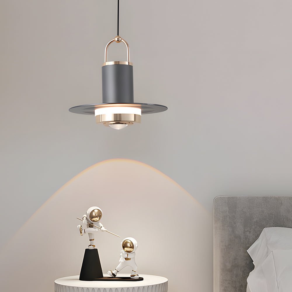 WINTERBOURNE METAL FRAME GLASS PENDANT LANTERN