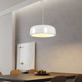 FENWICK MODERNIST ALUMINUM HANGING LANTERN IN ONYX & IVORY