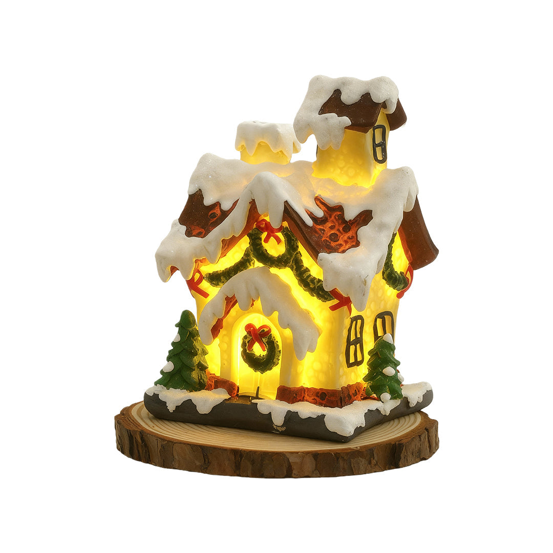 1. **HARTFIELD GLOWING COTTAGE DÉCOR SET**  
   Illuminate your festive scene with this charming duo of resin cottages, each featuring warm LED lights that create a cozy ambiance.

2. **WILLOUGHBY TWINKLING RESIN VILLAGE PAIR**  
   Enchant your holiday d