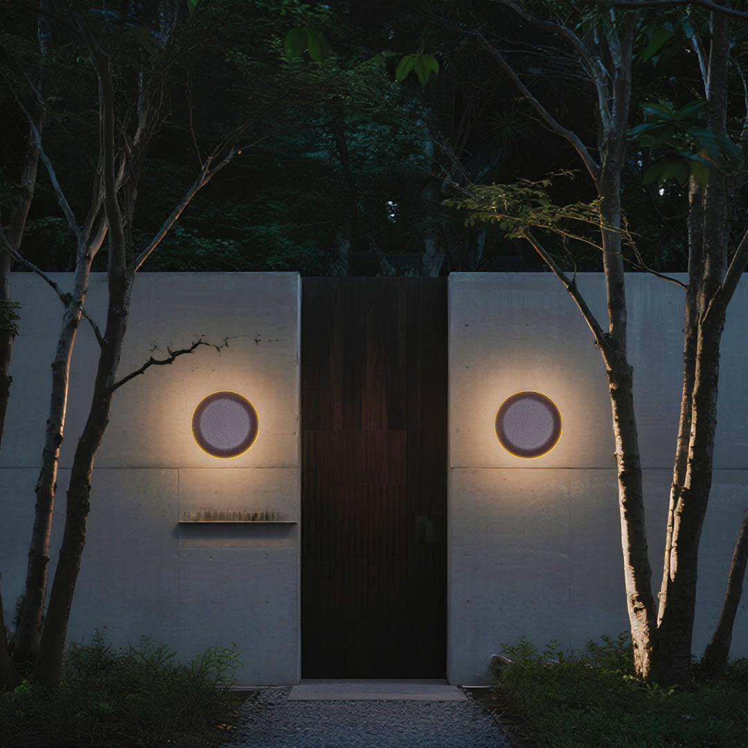 WINTHORPE WEATHERPROOF GEOMETRIC WALL LANTERN