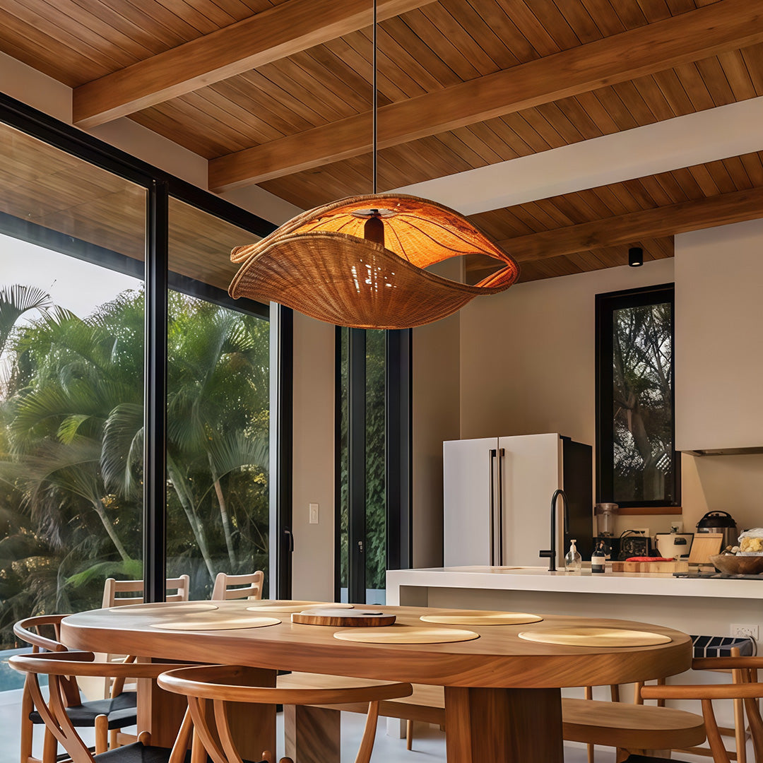 CHISWICK RATTAN INTERLUDE PENDANT LAMP