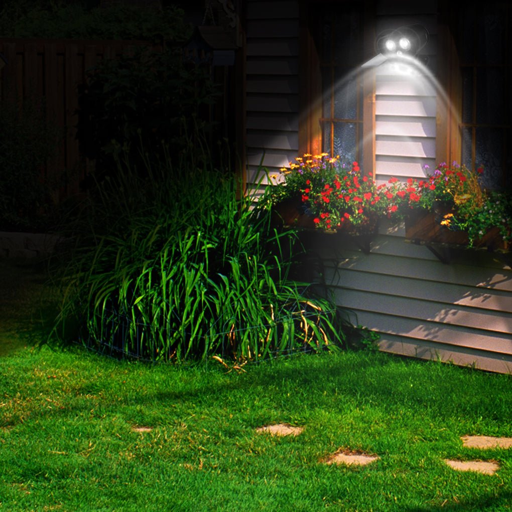 WINTERSLOW SOLAR-POWERED ADJUSTABLE OUTDOOR WALL SCONCE