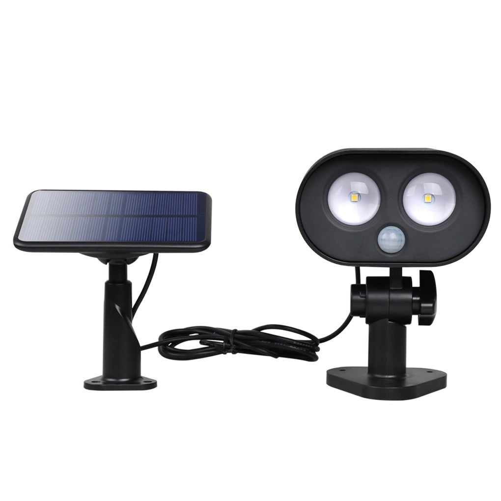 WINTERSLOW SOLAR-POWERED ADJUSTABLE OUTDOOR WALL SCONCE
