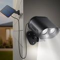 WINTERSLOW SOLAR-POWERED ADJUSTABLE OUTDOOR WALL SCONCE