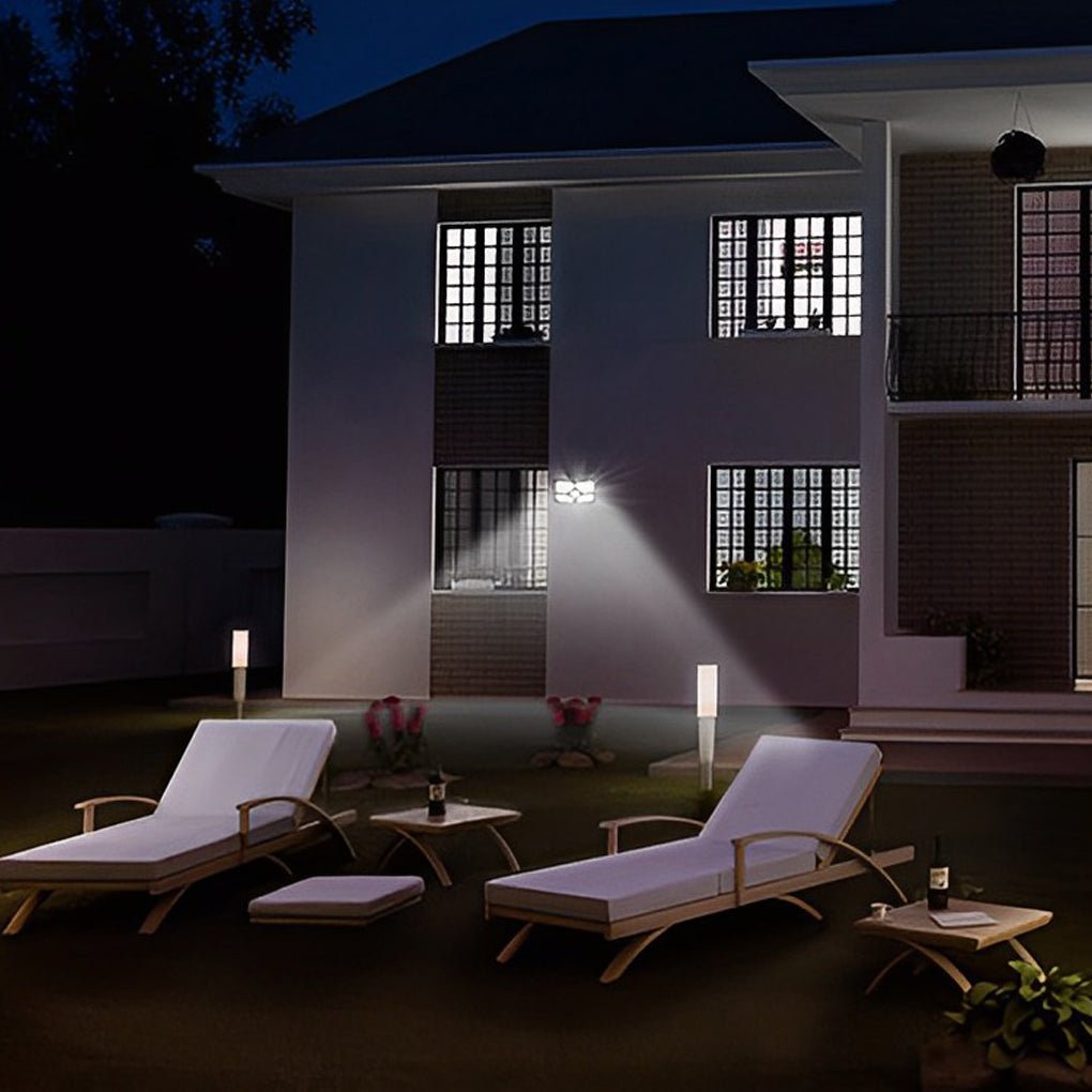 WINTERBOURNE SOLAR-POWERED MOTION DETECTION WALL LANTERN, WATER-RESISTANT GARDEN SCONCE