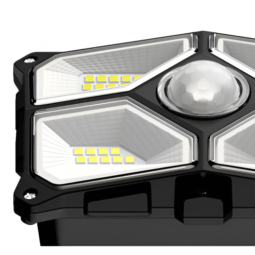 WINTERBOURNE SOLAR-POWERED MOTION DETECTION WALL LANTERN, WATER-RESISTANT GARDEN SCONCE