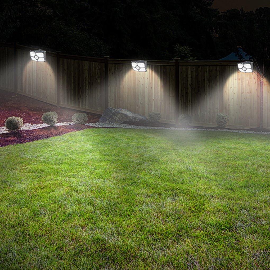 WINTERBOURNE SOLAR-POWERED MOTION DETECTION WALL LANTERN, WATER-RESISTANT GARDEN SCONCE