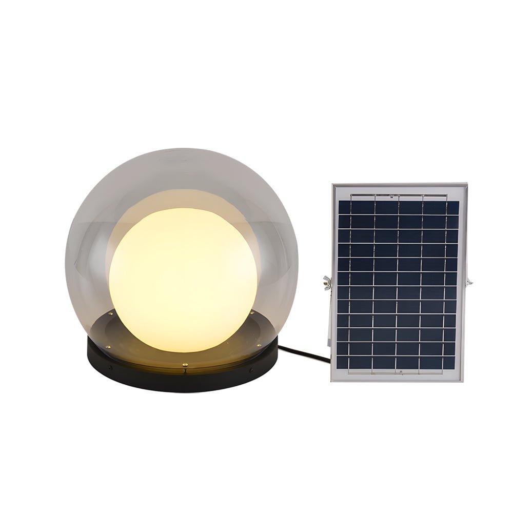 WINDSOR SOLAR GLOBE PATHWAY LANTERN - Waterproof Outdoor Illumination for Gardens and Gates