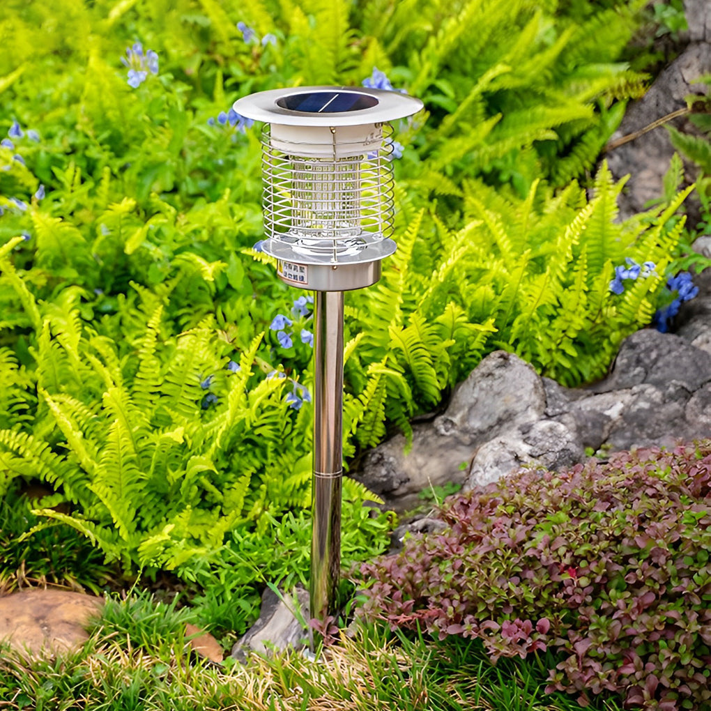 CHARLESTON PURPLE GLOW SOLAR INSECT TRAP LANTERN
