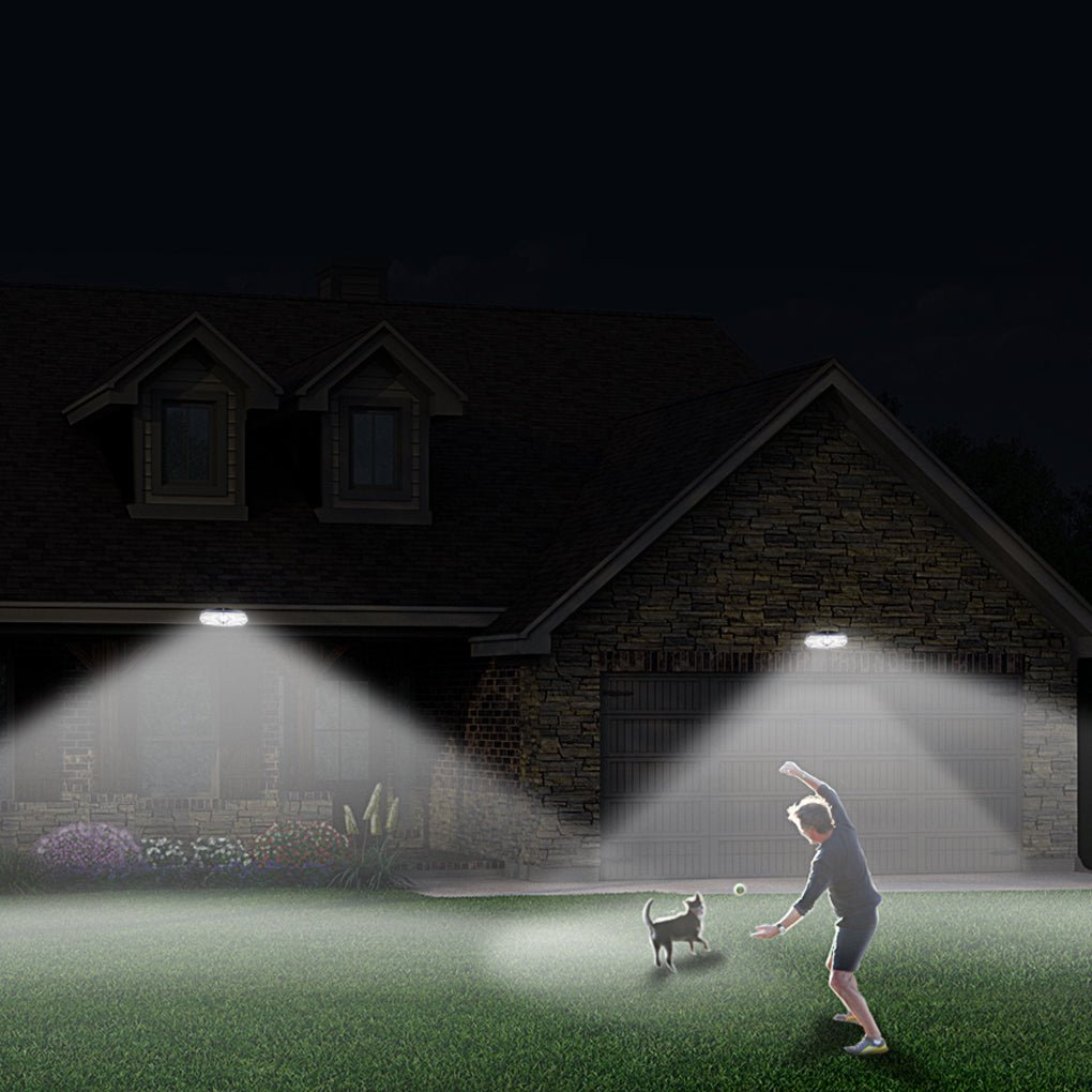 THORNBURY SOLAR-POWERED MOTION-ACTIVATED OUTDOOR WALL SCONCE