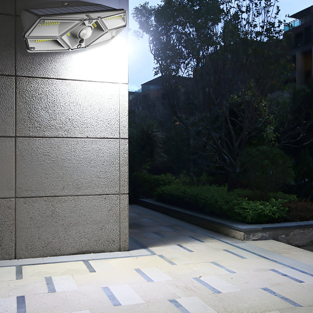 THORNBURY SOLAR-POWERED MOTION-ACTIVATED OUTDOOR WALL SCONCE