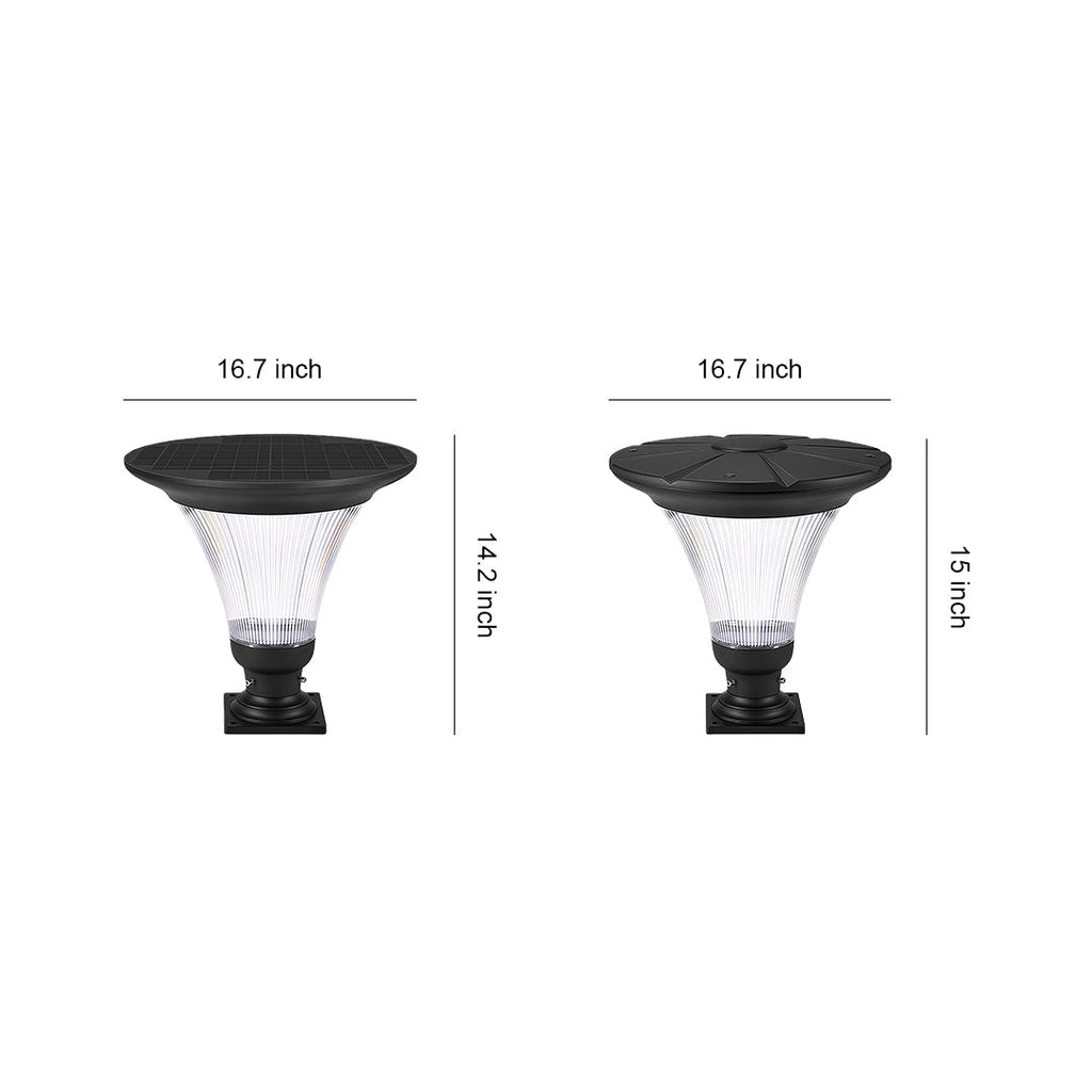 ALDERSON RUSTIC GARDEN TORCH WITH WATERPROOF BRIGHTNESS
