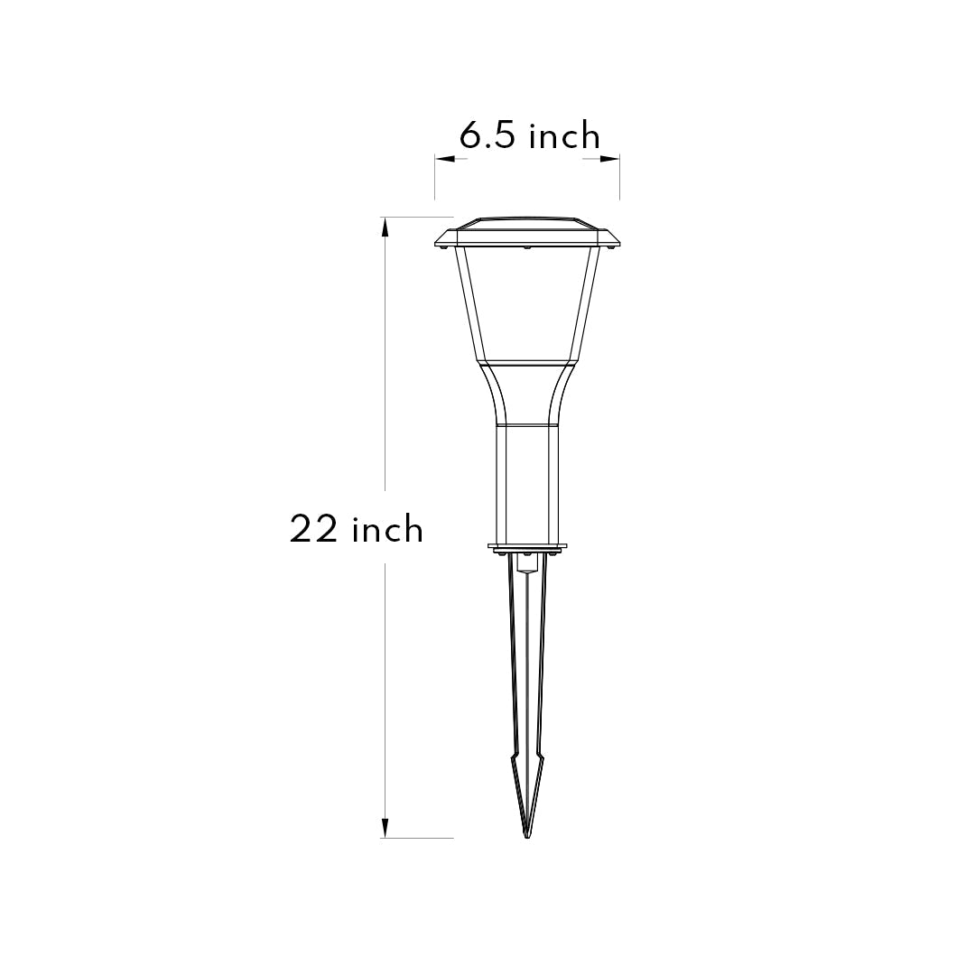 ELMINGTON GLOWING GARDEN SPIKE LANTERN