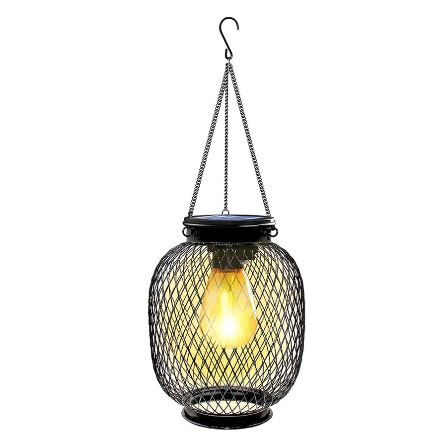 BRAMBLETON SOLAR MESH LANTERN HANGING LIGHTS