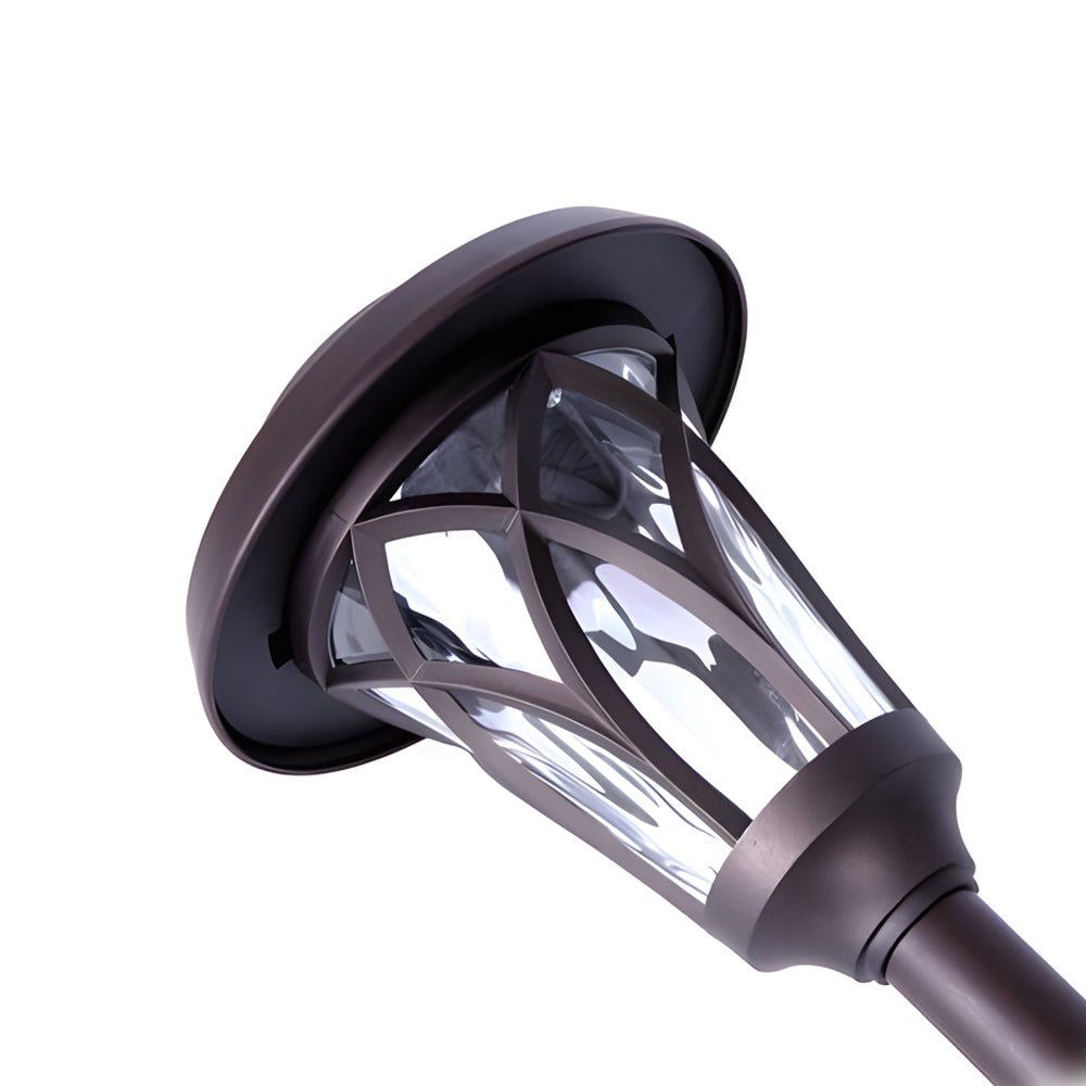 WINDSOR GARDEN ORB LANTERN, VINTAGE INSPIRED SOLAR-POWERED STAKE LIGHT