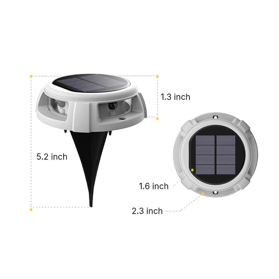 RAVENWICK SOLAR GROUND ILLUMINATORS WITH WATERPROOF DESIGN