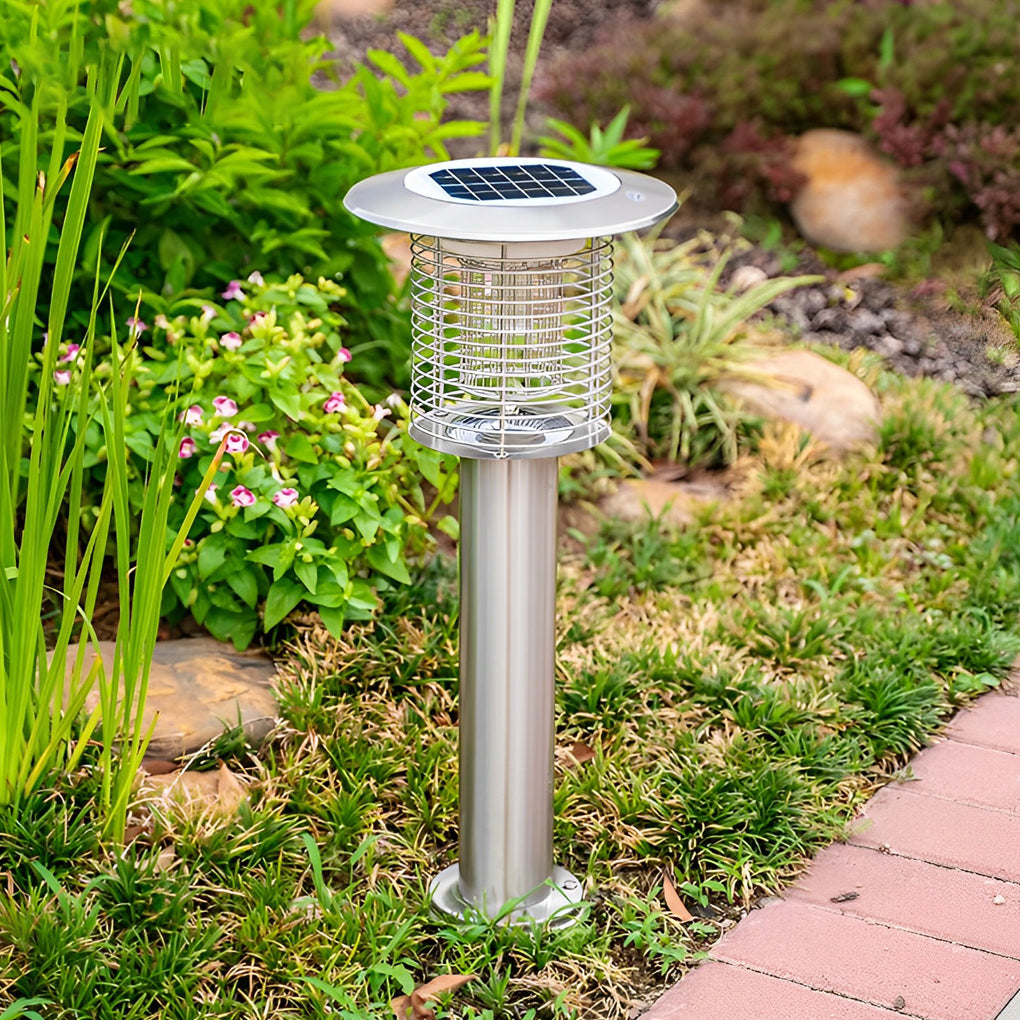 CHARLESTON PURPLE GLOW SOLAR INSECT TRAP LANTERN