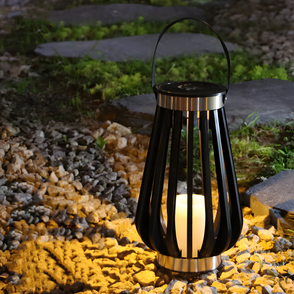 ELMINGTON SOLAR-POWERED GARDEN LANTERN, WEATHER-RESISTANT DECORATIVE LIGHT