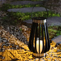 ELMINGTON SOLAR-POWERED GARDEN LANTERN, WEATHER-RESISTANT DECORATIVE LIGHT