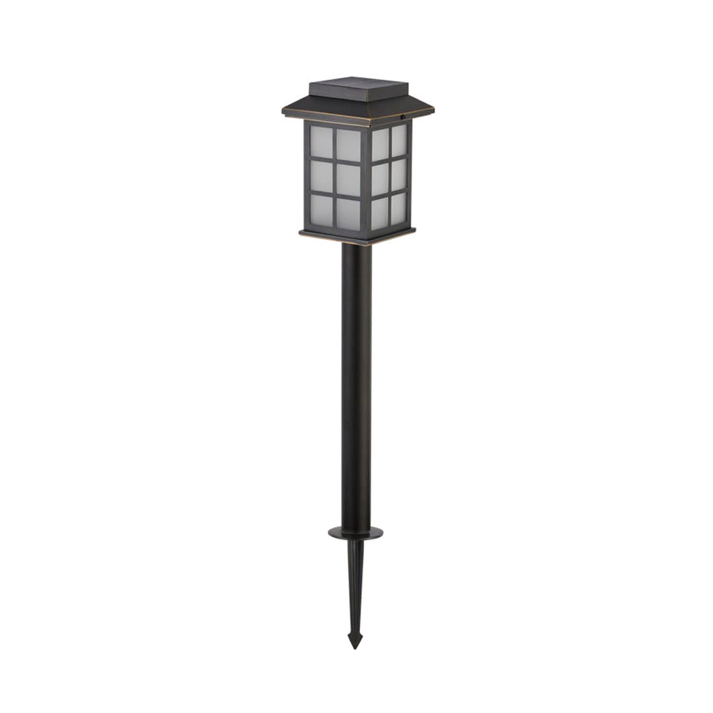 BRIDGEBROOK SOLAR GROUND LANTERN WITH INTEGRATED LED ILLUMINATION