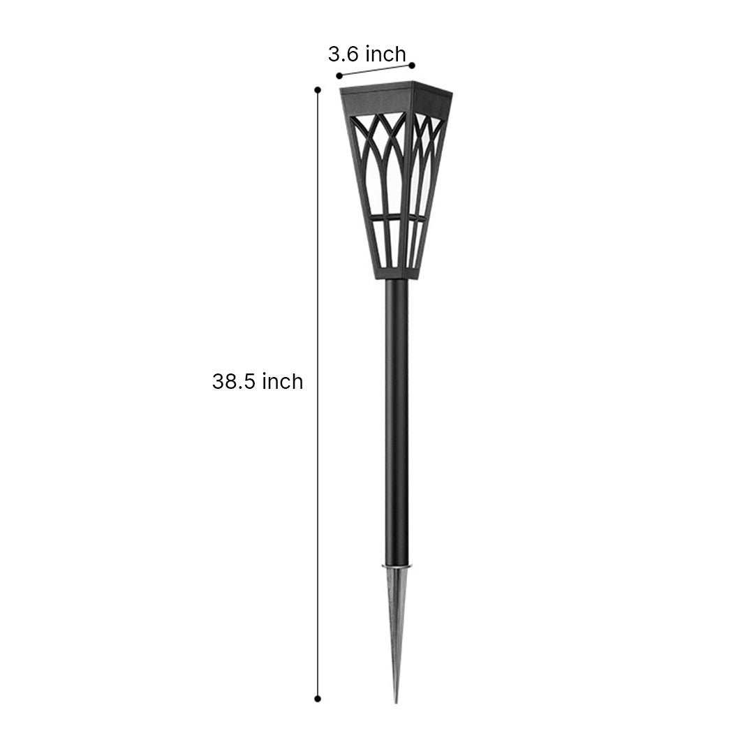 WINDSOR SOLAR-POWERED GARDEN LANTERN POST