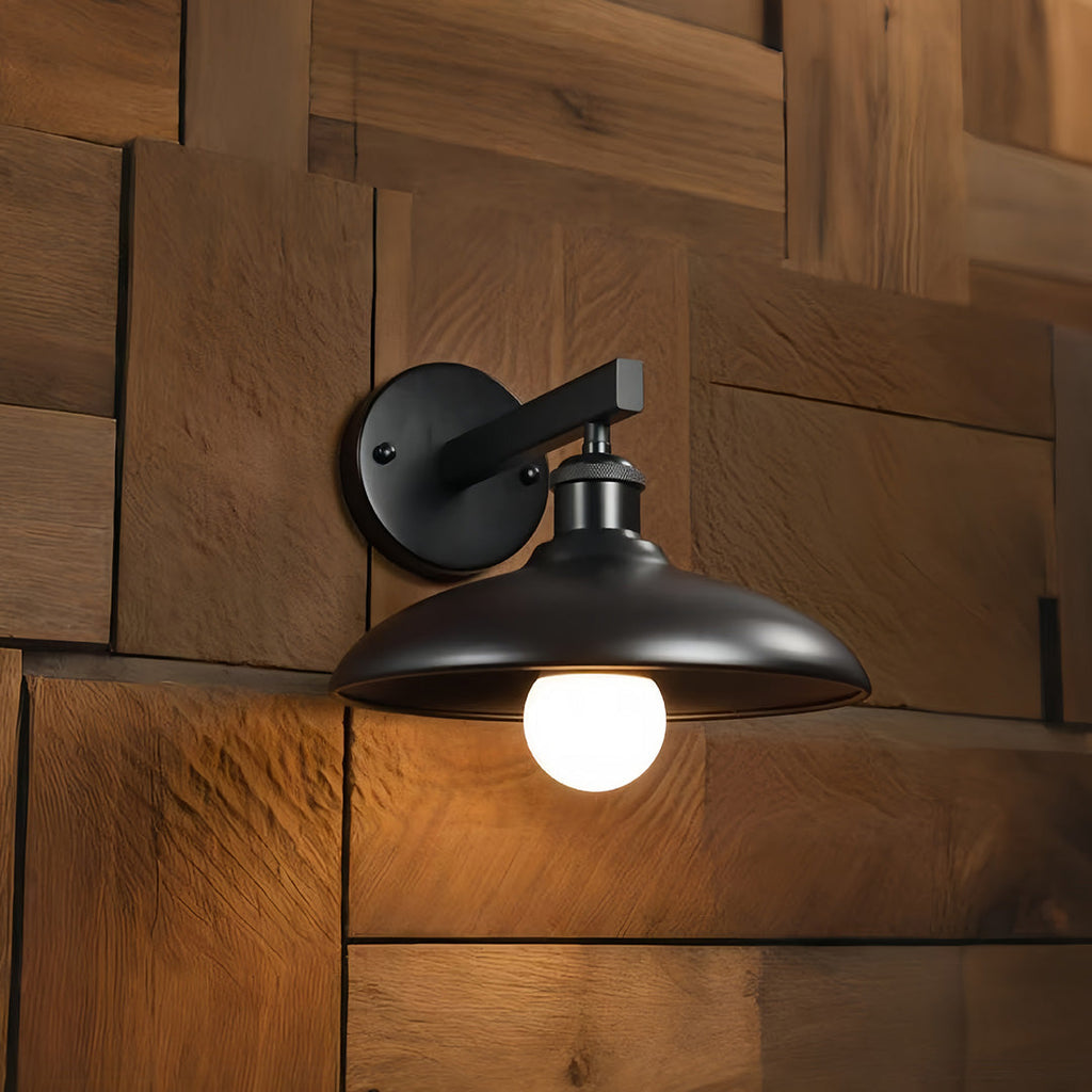 WINDSOR CAST IRON OUTDOOR LED WALL LANTERN